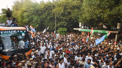 INDIA Bloc leaders protest over the SIR (File Photo/ANI)