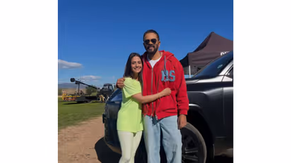 Actor Shagun Sharma with filmmaker Rohit Shetty (Image source: Instagram@shagun__sharma)