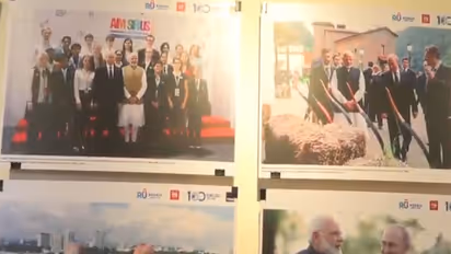 Russian House in New Delhi organised a grand photo exhibition ahead of Putin's visit (Photo/ANI)