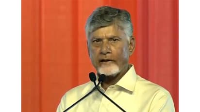 Andhra Pradesh Chief Minister N Chandrababu Naidu (Photo/ANI)
