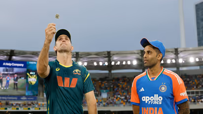 Mitchell Marsh and Suryakumar Yadav (Photo: X/@BCCI)