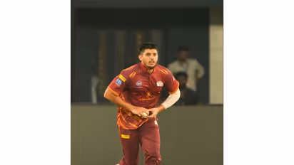 Keonjhar Miners' pacer Vageesh Sharma in action during Odisha T20 League CM Trophy (Image: Odisha T20 League CM Trophy)