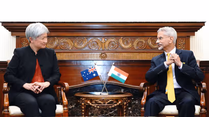 EAM Jaishakar with Australian FM Penny Wong (File Photo/ X@DrsJaishankar)