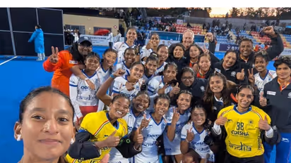 India women's junior hockey team (Photo: X/@KirenRijiju)