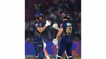 Gujarat Titans' cricketers (Photo: ANI)