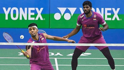 Satwiksairaj Rankireddy and Chirag Shetty. (Photo: ANI)