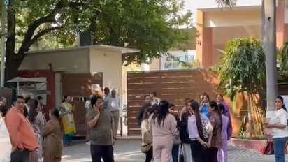 Visual from Sardar Patel Vidyalaya, Lodhi Estates (Photo/ANI)