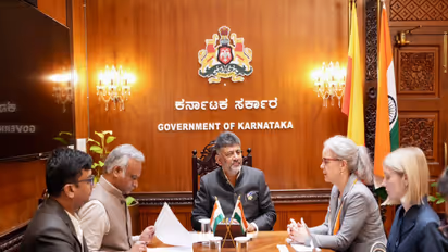 Sweden Ambassador meets Karnataka CM DK Shivakumar (Photo: Karnataka NRI Affairs)