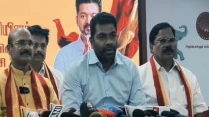 TVK leader Aadhav Arjuna (Photo/ANI)