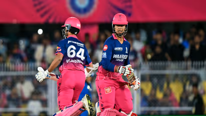 RR's Yashasvi Jaiswal (left) and Vaibhav Sooryavanshi (right) (Photo: ANI)