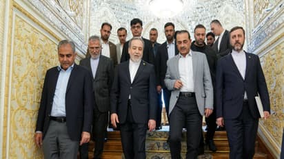 Pakistan's Army Chief, Asim Munir, alongside Iranian officials during diplomatic engagements in Tehran amid ongoing regional consultations. (Image Source: Iranian state media)