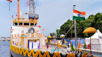 Indian Navy launches Machilipatnam BY 529 (Photo/IndianNavy)