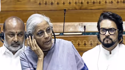 Union Finance Minister Nirmala Sitharaman speaks in Lok Sabha (Photo/ANI)