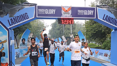 First-ever Sekhon Indian Air Force Marathon 2025 concluded (Photo: x/@SpokespersonMoD)