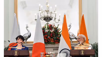 Prime Minister Narendra Modi and Japanese Prime Minister Sanae Takaichi (Photo/ANI)