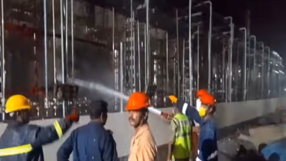 Massive blast reported at a pharma company in Telangana (Photo/ANI)