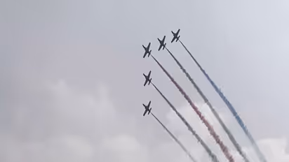 A ceremonial fly-past marks national Victory Day celebrations in Dhaka. (Photo/ANI)