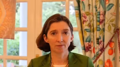 Outgoing UK High Commissioner to India Lindy Cameron. (Photo: X/@UKinIndia)
