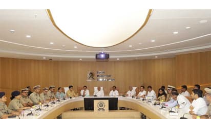 CM Bhupendra Patel reviews flood situation at meeting with officials (Photo /Gujarat CMO)