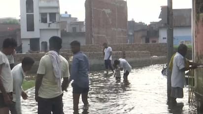 Rising water level of Ganga has triggered flood-like conditions in Moradabad (Photo/ANI)