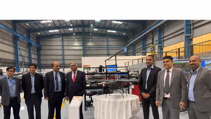 N Chandrasekaran, Chairman, Tata Sons, along with senior leadership from Tata Advanced Systems, at the company’s Bengaluru manufacturing facilities experiencing its advanced manufacturing capabilities, cutting-edge technologies and integrated aerospace and defence solutions (Photo/Tata Sons PR)