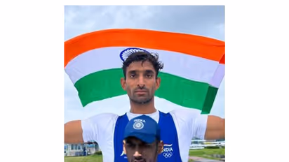 Satnam Singh and Salman Khan. (Photo/@SAIMedia on X)