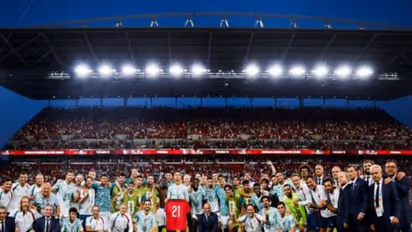 Cristiano Ronaldo and Portugal squad members pay tribute to late Diogo Jota after qualifying for the Round of 16 (Photo: Instagram/cristiano)
