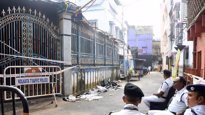 Durga Puja pandal stampede site in Kolkata (Photo/ANI)