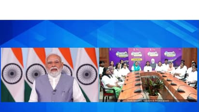 PM Modi highlights border villages development (Photo/DD News)