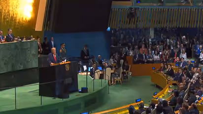 US President Donald Trump delivering remarks at UNGA 81st session in New York (Photo/Youtube/United Nations)