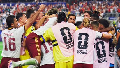 Spain players celebrating (Photo: X/@SEFutbol)