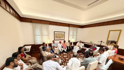 Meeting of INDIA bloc leaders (Photo/Courtesy AICC)
