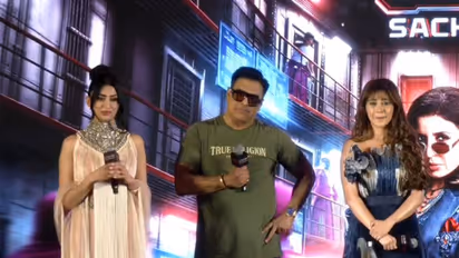 L-R Pamela Serena, Ram Kapoor and Shivangi Joshi (Photo/ANI)