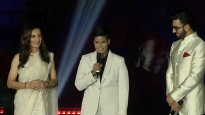 Renuka Singh Thakur and Ranveer Singh along with Deepti Sharma (Photo: ANI)