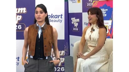 Actors Janhvi Kapoor, Bhumi Pednekkar (Photo/ANI)