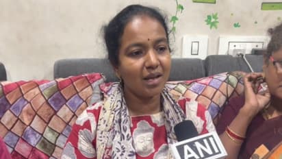 Bhargavi, wife of Chief Engineer Patnala Suresh (Photo/ANI)