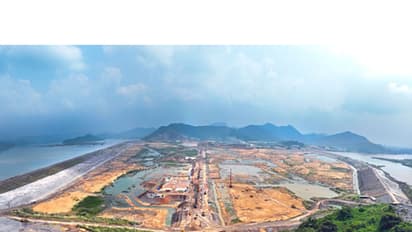 Polavaram Irrigation Project in Andhra Pradesh (Photo/ANI)