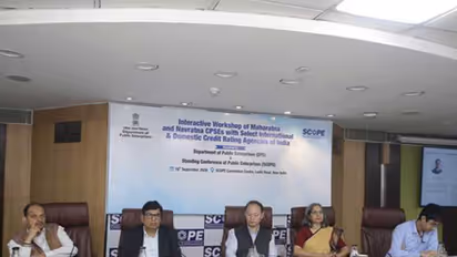 DPE workshop with Maharatna and Navratna CPSEs and credit rating agencies in New Delhi (Photo/PIB)