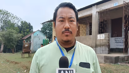 BJP candidate Bipin Debbarma (Photo/ANI)