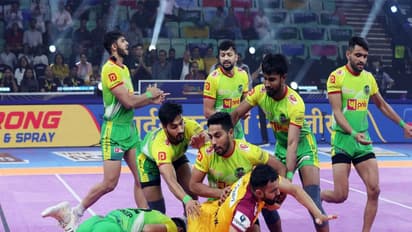 Players in action during the match (Photo: PKL)