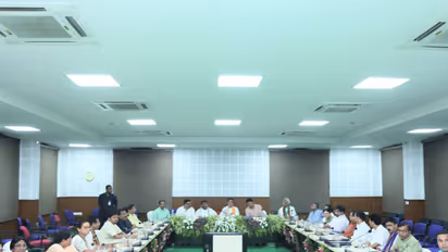 Tripura CM Manik Saha held meeting (Photo/X/@DrManikSaha2)