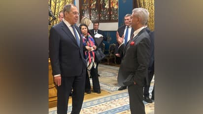 External Affairs Minister S Jaishankar with Russian Foreign Minister Sergey Lavrov (Photo: X@DrSJaishankar)