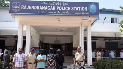Telangana: Rajendranagar Police have arrested three accused in connection with a murder case (Photo/ ANI)