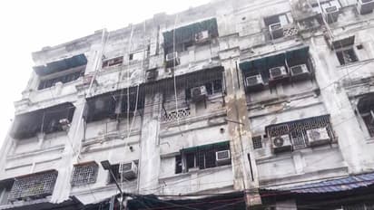 Exterior view of the building on Mirza Ghalib Street where a hotel fire killed nine people early morning, in Kolkata on August 19 (File Photo/ANI)