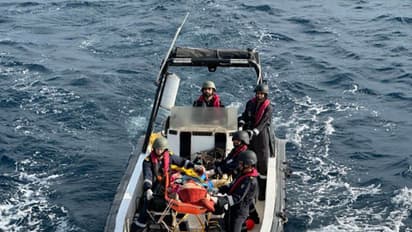 ICG rescues Iranian fisherman (Photo: X@IndiaCoastGuard)