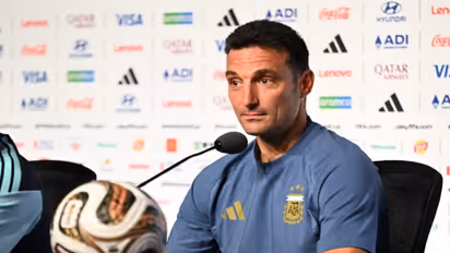 Argentina head coach Lionel Scaloni. (Photo: @Argentina X)
