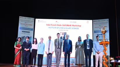 Institute of Liver and Biliary Sciences, New Delhi, hosted H E Philippe Baptiste, Minister for Higher Education, Research and Space, France (Photo/ILBS)