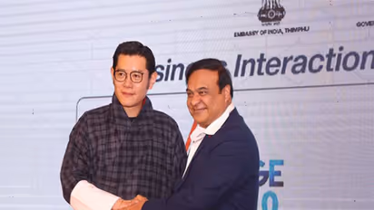Assam CM Himanta Biswa Sarma and King of Bhutan Jigme Khesar Namgyel Wangchuck (File photo/ANI)