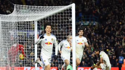 Leeds United players celebrating (Photo: ANI)