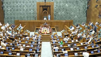 Visual from Lok Sabha (Photo/Sansad TV)